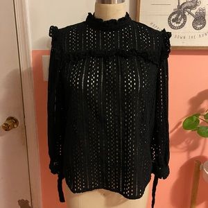 Madewell Eyelet blouse